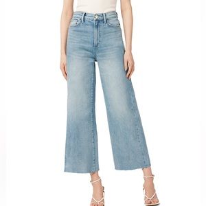 Joe’s Jeans The Mia Raw Hem High Rise Wide Ankle/Wide Leg Jeans Size 32